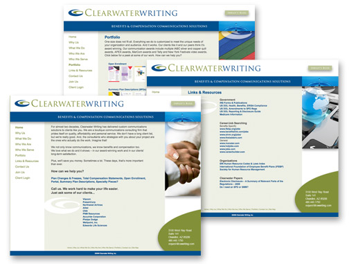 Clearwater Writing Website