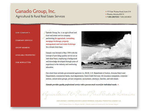 Ganado Group Website